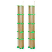 10 ks včelárskych produktov z bambusu, dlhší typ, izolačná prepravná klietka pre kráľovnú, päť predĺžených včelárskych nástrojov