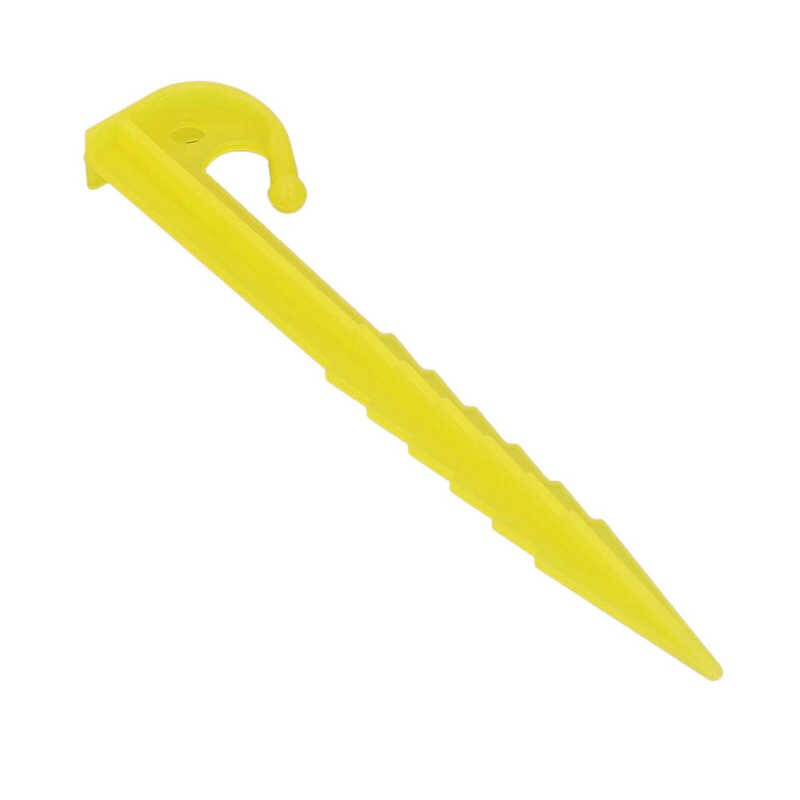 Plastový kolík na stan, ľahký, vysokopevnostný, ABS, odolný voči UV žiareniu, vonkajší plážový hrot 5,5 palca pre markízu