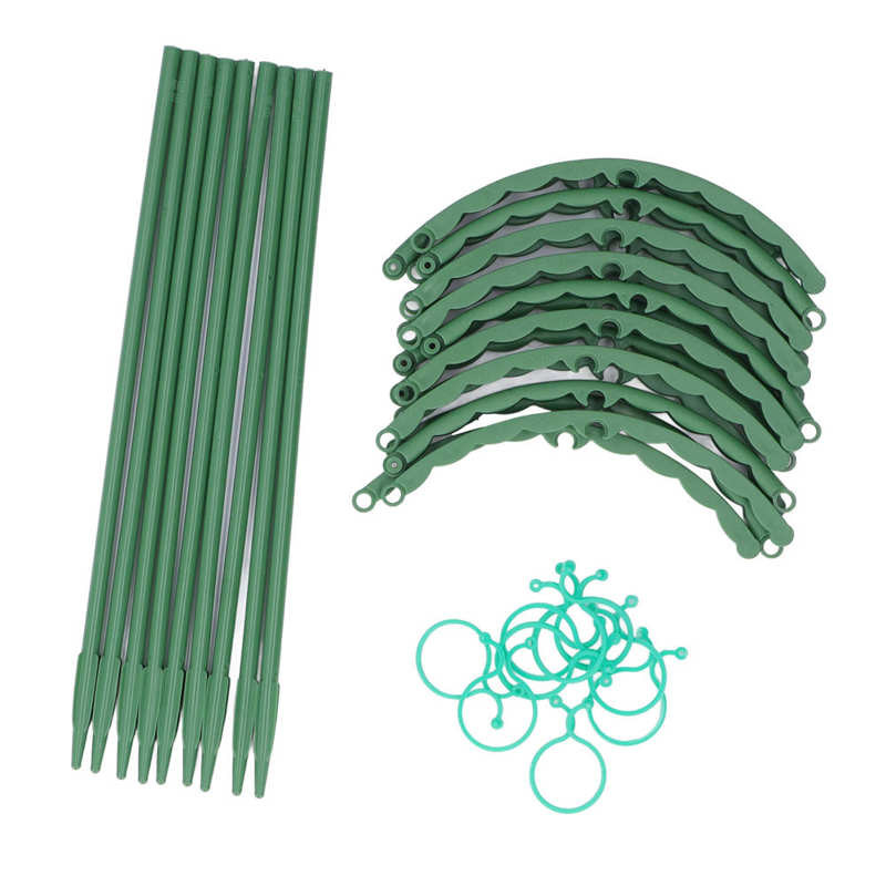 3 rinkiniai Augalų laipiojimo atraminis narvas plastikinis 25 cm sodininkystės aksesuaras gėlių pomidorų laikymui