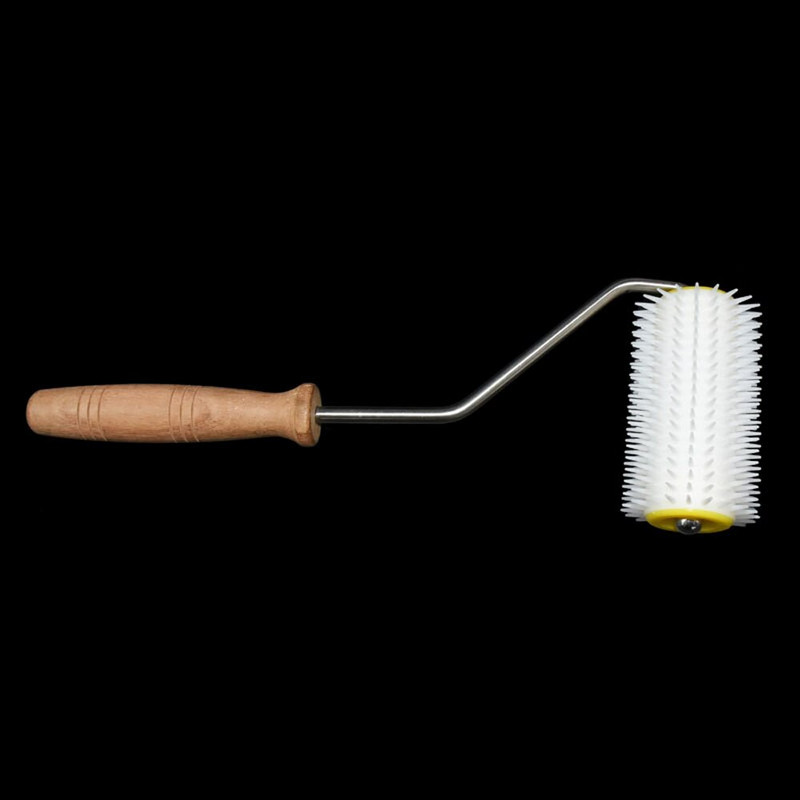 Miere de albine pentru extragerea unui ac de decapsulare Rolă din plastic + Kit de instrumente pentru pieptene pentru apicultura din lemn Accesorii pentru grădină