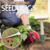 Dierovač z nehrdzavejúcej ocele, odolný na pestovanie, vonkajšia migrácia, prasnica, dierovač z dreva, praktické záhradné náradie