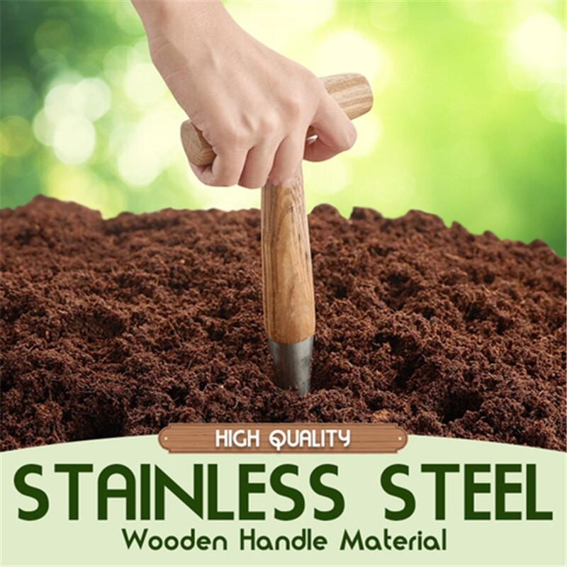 Dierovač z nehrdzavejúcej ocele, odolný na pestovanie, vonkajšia migrácia, prasnica, dierovač z dreva, praktické záhradné náradie