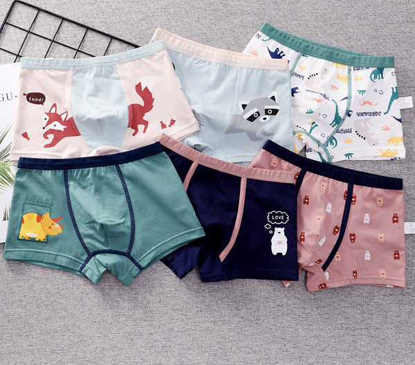 Vaikiški bokseriai berniukams su skirtingais raštais