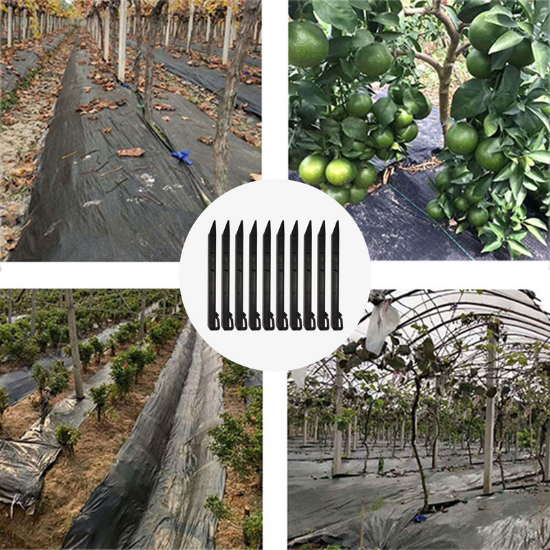 Záhradné okrajové kolíky 10 ks okrajových kolíkov pre vonkajšie dekorácie 10-palcové PP okrajové hroty