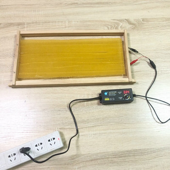Цифров дисплей, регулируема температура Пчеларско електрическо вграждане Нагревателно устройство Рамка Вграждане на тел 110-240V