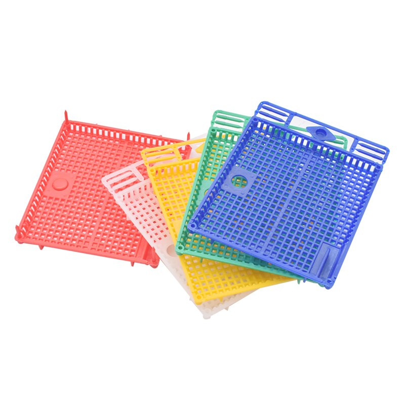 5 ks/sada Izolácia a zavádzacia klietka pre kráľovnú Plastová okrúhla plochá zavádzacia klietka pre kráľovnú