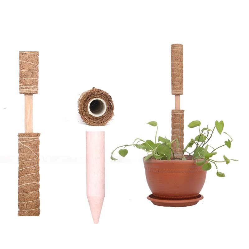 2 ks 43 cm popínavé rastliny, lezecké rámy, podpora rastlín, vysoko kvalitné kokosové machy, rozširovacie tyče pre totemové tyče pre rastliny Scindapsus