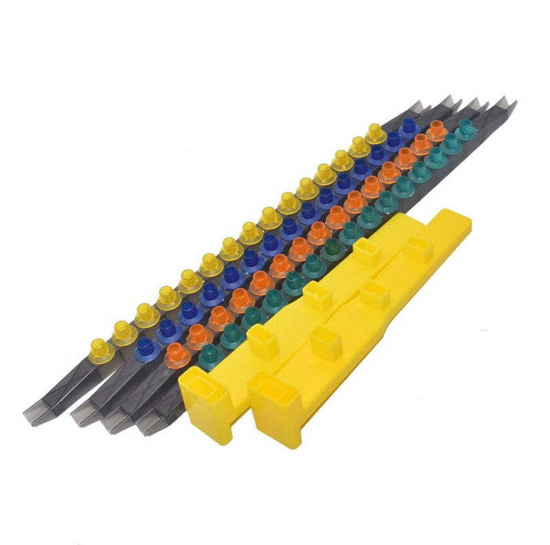 1 rinkinys karalienės auginimo rėmas su 2 vnt rėmo strypais 4 ląstelių elementų laikiklis su JZBZ puodeliais x 70 vnt.