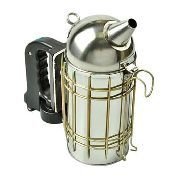 DLKKLB Комплект електрически предавател за пчелен дим от неръждаема стомана Електрически инструмент за пчеларство Пчеларски инструмент Bee Smoker Пчеларство