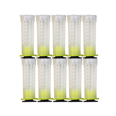 1 set| Kit de creștere Nicot Bee Queen Unelte din plastic pentru apicultură Sistem de larve pentru albine de miere Mutare viermi pentru apicultor