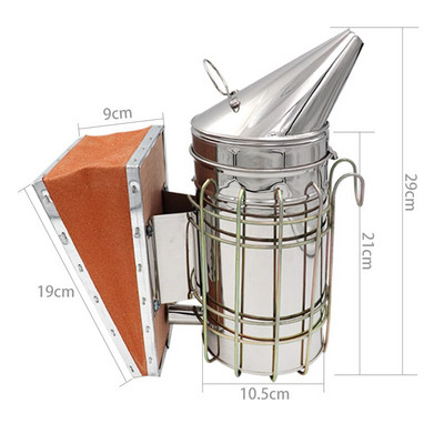 1 sada nerezovej ocele manuálny včelársky udiareň vysielač včelí udiareň sada včelí nástroj včelárske vybavenie náradie postrekovač