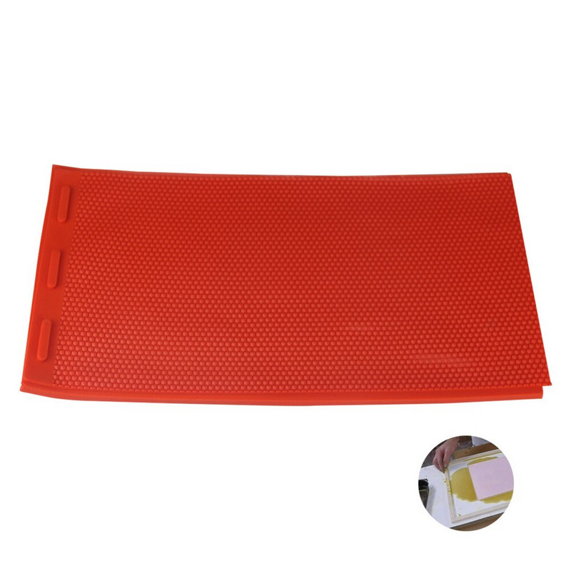 2 ks gumových lisovacích hárkov na včelí vosk, formy na včelárske vybavenie, nástroje na lisovanie hárkov na včelí úľ