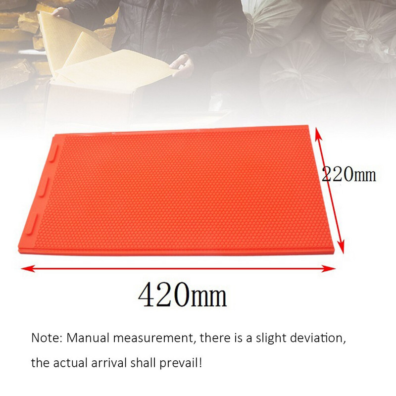 2 ks gumových lisovacích hárkov na včelí vosk, formy na včelárske vybavenie, nástroje na lisovanie hárkov na včelí úľ