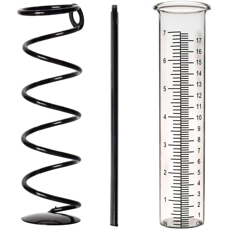 Sklenený zrážkomer Vonkajší veľkokapacitný kovový rámový zrážkomer Odnímateľný zrážkomer so špirálou Sape Presný zrážkomer