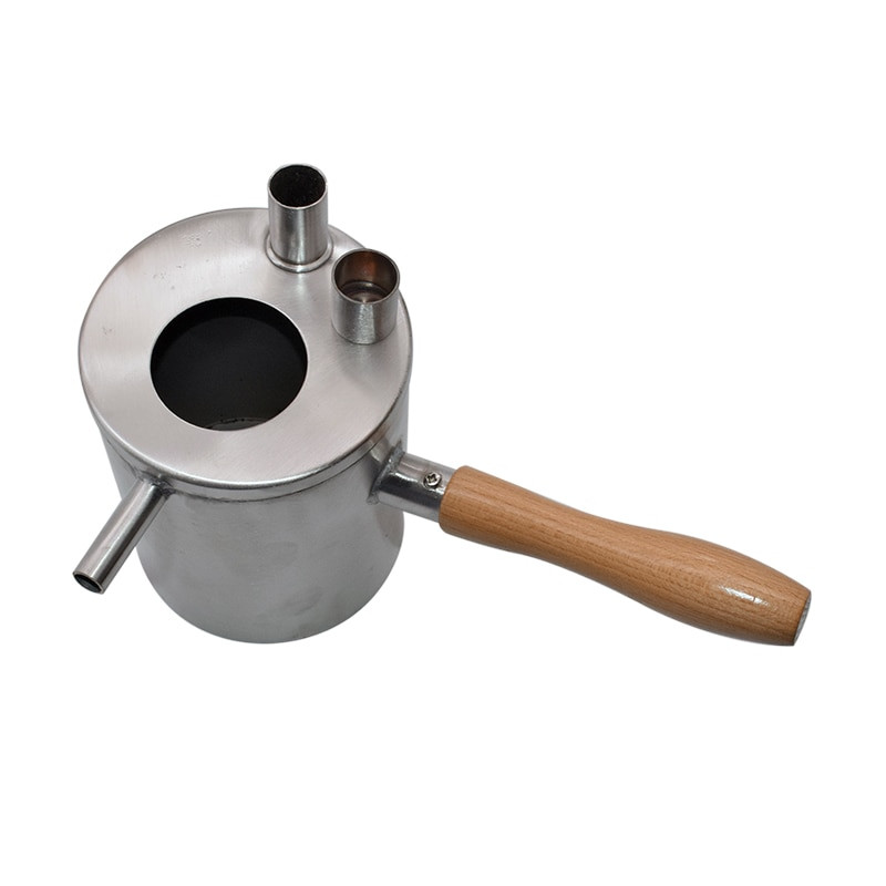 Nešiojamas nerūdijančio plieno bičių vaško lydymo puodas Lydymo puodas Žvakių gamyba Pilamas puodas Vaškas Lydymo vazonas Bitininkystės įrankiai Bičių įranga