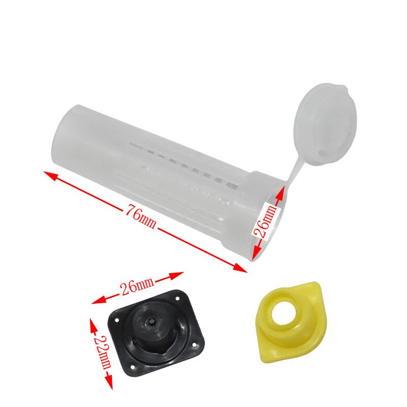 50 ks včelích nástrojov Včelárske klietky Ochranný kryt Zabraňuje hryzeniu včiel klietky Wangtaipu kryt 78 mm Včelárske nástroje