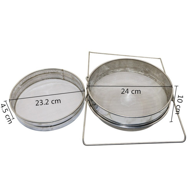 Včelie nástroje Dvojvrstvové filtre na med Filter 80 mesh a filter 100 mesh Odoberá sa med Včelie vybavenie Nástroje na tok medu 1 sada