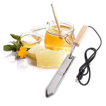 1 τεμ. Εργαλεία μέλισσας Μαχαίρι μελιού κοπής 220 V Κόφτης μελισσοκομίας Εξοπλισμός μελισσοκομίας μελισσοκομίας που θερμαίνεται γρήγορα Κοπτικό εργαλείο εξαγωγής μελισσών