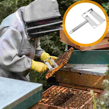 1 τμχ Ανοξείδωτη ξύστρα Beekeeeper Scraper Αξεσουάρ μελισσοκομίας Πιρούνι ξύστρα κηρήθρας
