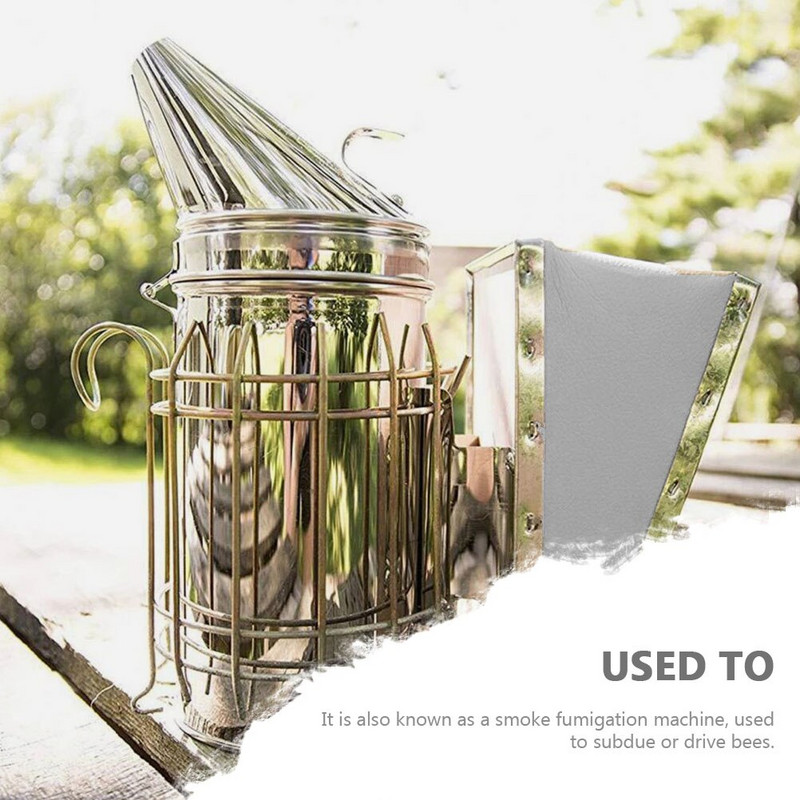 Údiareň, včelársky nástroj na úľ, manuálne udiarne, vysielač z nehrdzavejúcej ocele, sada na udržiavanie tepelného štítu, náradie, kovové vybavenie