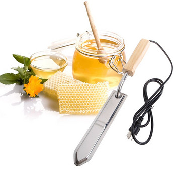 Електрически нож за отваряне на пчелен мед Стъргалка за горещ нож Екстрактор от неръждаема стомана