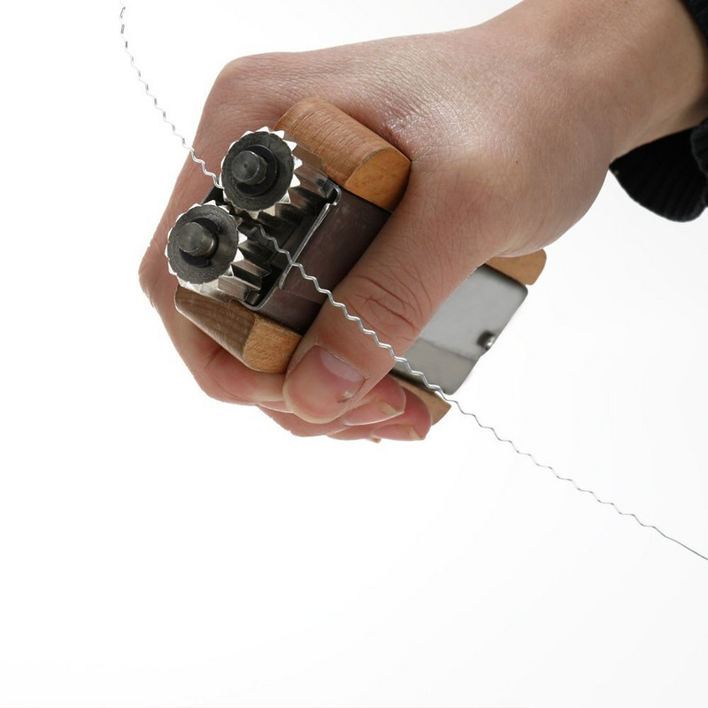 Medinė rankena iš nerūdijančio plieno bitininkystės įrankiai lizdo rėmas vielos veržiklis bitininkystės vielos sriegio veržiklis rankena vielos veržiklis