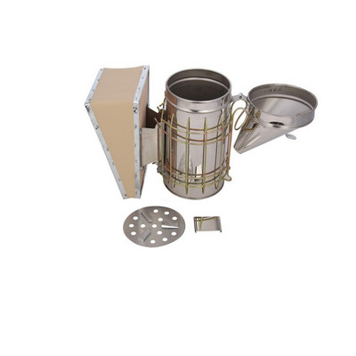 Nerezová oceľová včelárska udiareň, manuálna včelárska súprava na vysielanie včelieho dymu, nástroj na včelársky dymový postrekovač, včelárske vybavenie