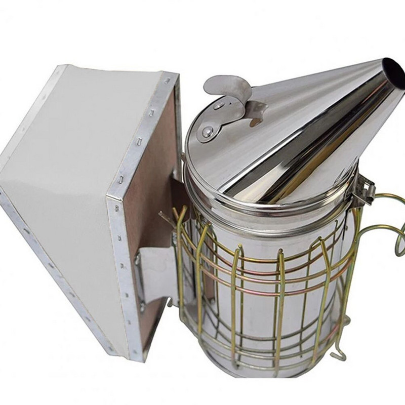 Smokerbox bitininkystės avilio įrankis rūkalių vadovas nerūdijančio plieno siųstuvas Keepingheat skydo rinkinys įrankiai metalinė įranga