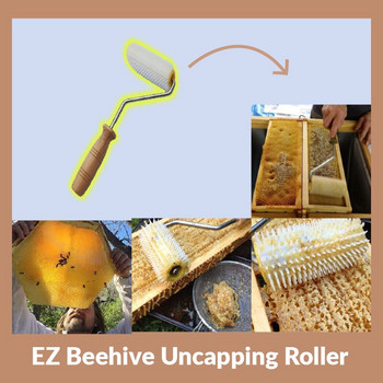 1 бр. Пчелен мед за извличане на иглена ролка за отпушване Пластмасов комплект инструменти за пчелни гребени Инструменти за пчеларство Ролка за отваряне на пчелен кошер