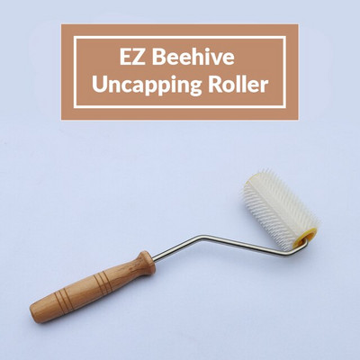 1 ks Ihlový valček na odviečkovanie včelieho medu, plastový hrebeňový náradie, sada včelárskych nástrojov, valček na odviečkovanie úľov