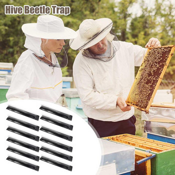 12 PCS Пчеларски капан за бръмбари Coleoptera Control Prevention Catch Seizer Trapper Catcher Tool Малък кошер Bees Farm Tools