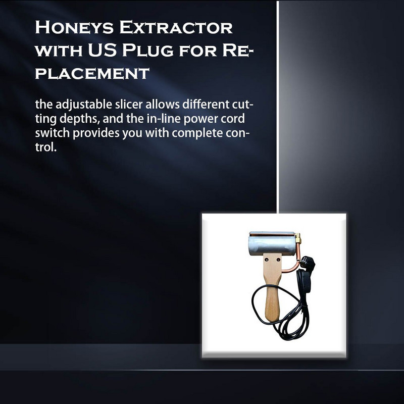 Profesionálna vodotesná lopata na krájanie medu, praktické odviečkovacie krájače s drevenou rukoväťou, včelárske vybavenie s americkou zástrčkou.