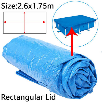Kryt bazéna, okrúhla látková rohožka, viacero veľkostí, rodinná záhrada, odolný voči dažďu, proti prachu, UV odolná rohožka, príslušenstvo pre domáci bazén