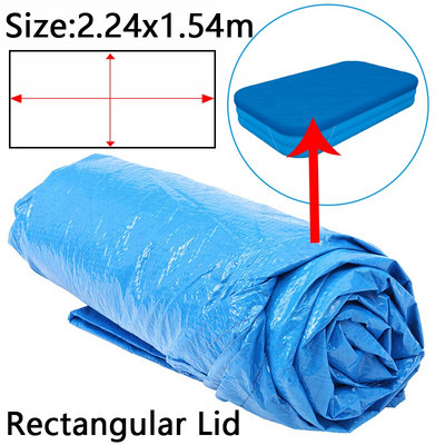 Kryt bazéna, okrúhla látková rohožka, viacero veľkostí, rodinná záhrada, odolný voči dažďu, proti prachu, UV odolná rohožka, príslušenstvo pre domáci bazén