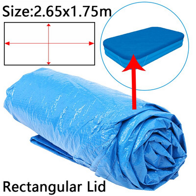 Kryt bazéna, okrúhla látková rohožka, viacero veľkostí, rodinná záhrada, odolný voči dažďu, proti prachu, UV odolná rohožka, príslušenstvo pre domáci bazén
