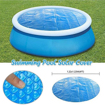 8/10/12/15 FT Swimming Pool Protector PE μόνωσης μεμβράνης Πόδι πάνω από το έδαφος Ανθεκτικό στη σκόνη Μπλε Προστασία πισίνας Solar Cover Film