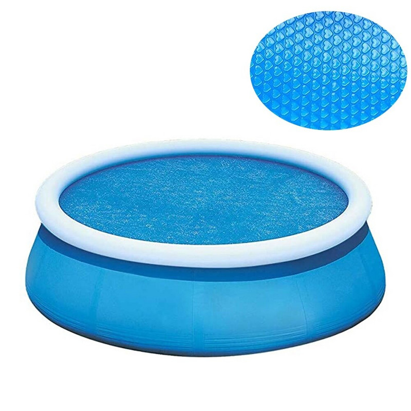 8/10/12/15 FT ochranný kryt bazéna, PE izolačná fólia, noha nad zemou, prachotesná modrá ochranná fólia na solárny kryt bazéna