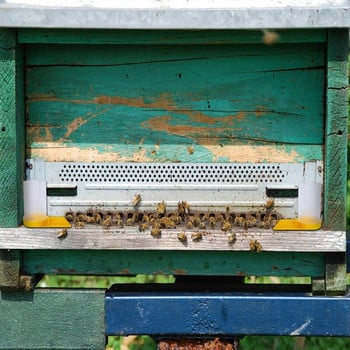 Дозатор за вода за пчелен кошер Входна хранилка за пчелен кошер Пчелно поене Пчеларско оборудване Инструмент за пчелар 4 бр.