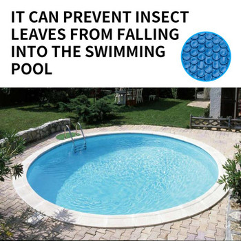 Στρογγυλό κάλυμμα πισίνας Κάλυμμα θερμότητας διατήρησης πισίνας Κουβέρτα εξωτερικού χώρου με φυσαλίδες