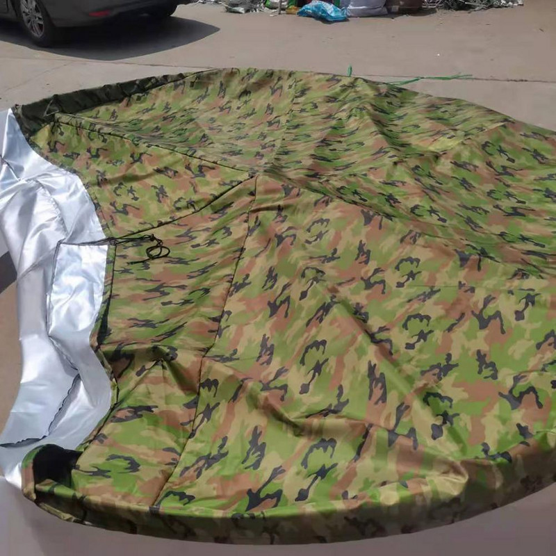 Skladací okrúhly kryt na bazén 366 cm 305 cm 240 cm, izolovaný kryt na bazén, oxfordská látka, záhradná vaňa, príslušenstvo, dropshipping