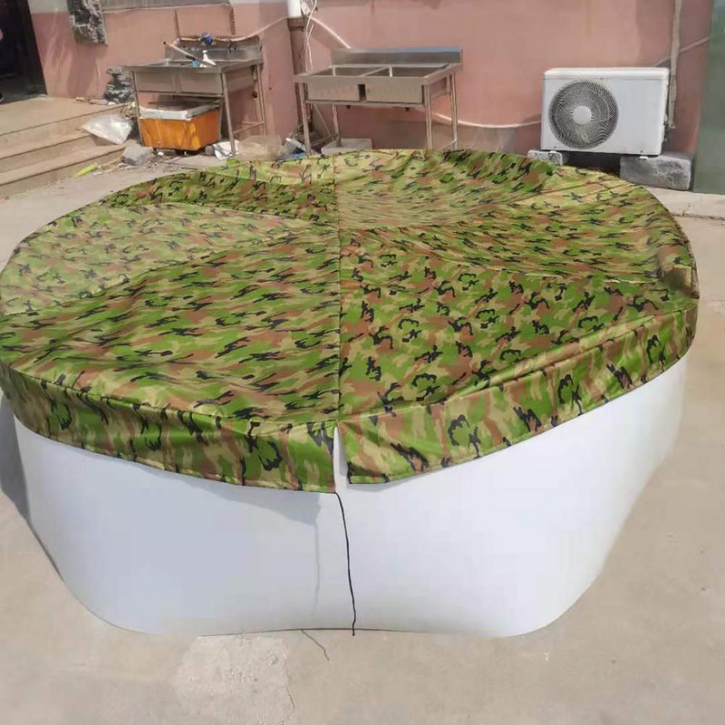 Skladací okrúhly kryt na bazén 366 cm 305 cm 240 cm, izolovaný kryt na bazén, oxfordská látka, záhradná vaňa, príslušenstvo, dropshipping