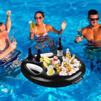 2022 Summer Party Κουβάς ποτηροθήκη Φουσκωτό Πισίνα Μπύρα Drinking Drinking Cooler Τραπέζι μπαρ Δίσκος παραλίας Δαχτυλίδι κολύμβησης