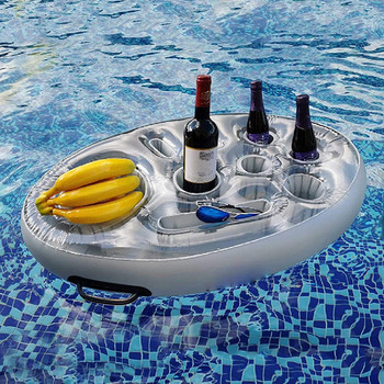 2022 Summer Party Κουβάς ποτηροθήκη Φουσκωτό Πισίνα Μπύρα Drinking Drinking Cooler Τραπέζι μπαρ Δίσκος παραλίας Δαχτυλίδι κολύμβησης