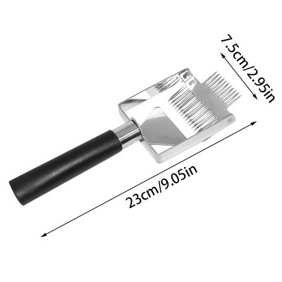 1 vnt medaus šakutė nerūdijančio plieno grandiklis Bitininkas Bitynas Bitininkystės įranga Galimi penki modeliai bičių ūkio įrankiai