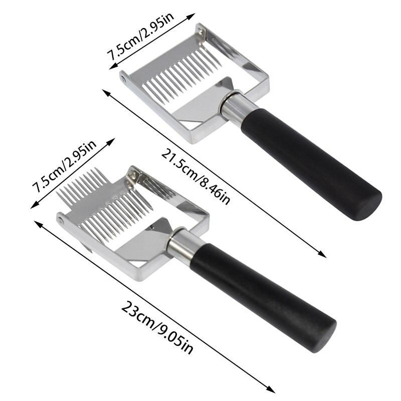 1 vnt medaus šakutė nerūdijančio plieno grandiklis Bitininkas Bitynas Bitininkystės įranga Galimi penki modeliai bičių ūkio įrankiai