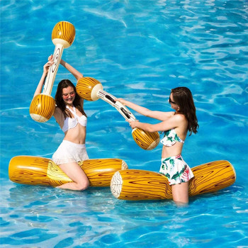 4PCS/Set Swimming Pool Float Game Надуваеми водни спортове Bumper Toys за възрастни Summer Beach Плувен пръстен Gladiator Pool Toys