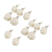 12 ks nylonových vysokovýkonných medových uzáverov s krídlovou maticou, nástroj na včelí úľ, použitie na vedrách a niektorých extraktoroch