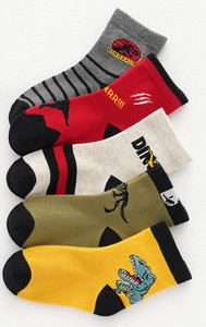 Vaikiški apatiniai berniukams, kojinių tipo, kitokiu raštu