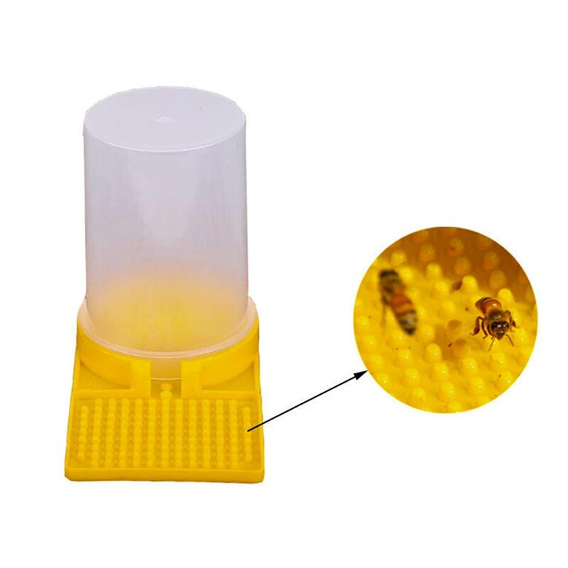 Bičių avilys bitininkystei skirtas vandens dozatorius Honey Avilys įėjimo tiektuvas bičių geriamoji bitininkystės įranga bitininko įrankis 4 vnt.