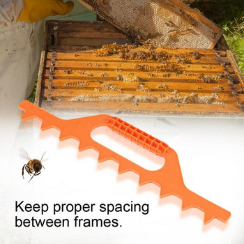 2X 9 Рамков Кошер Разделител Инструмент за Разстояние между Рамките Пчелен Кошер Оборудване за Пчела Пластмасови Аксесоари за пчеларство